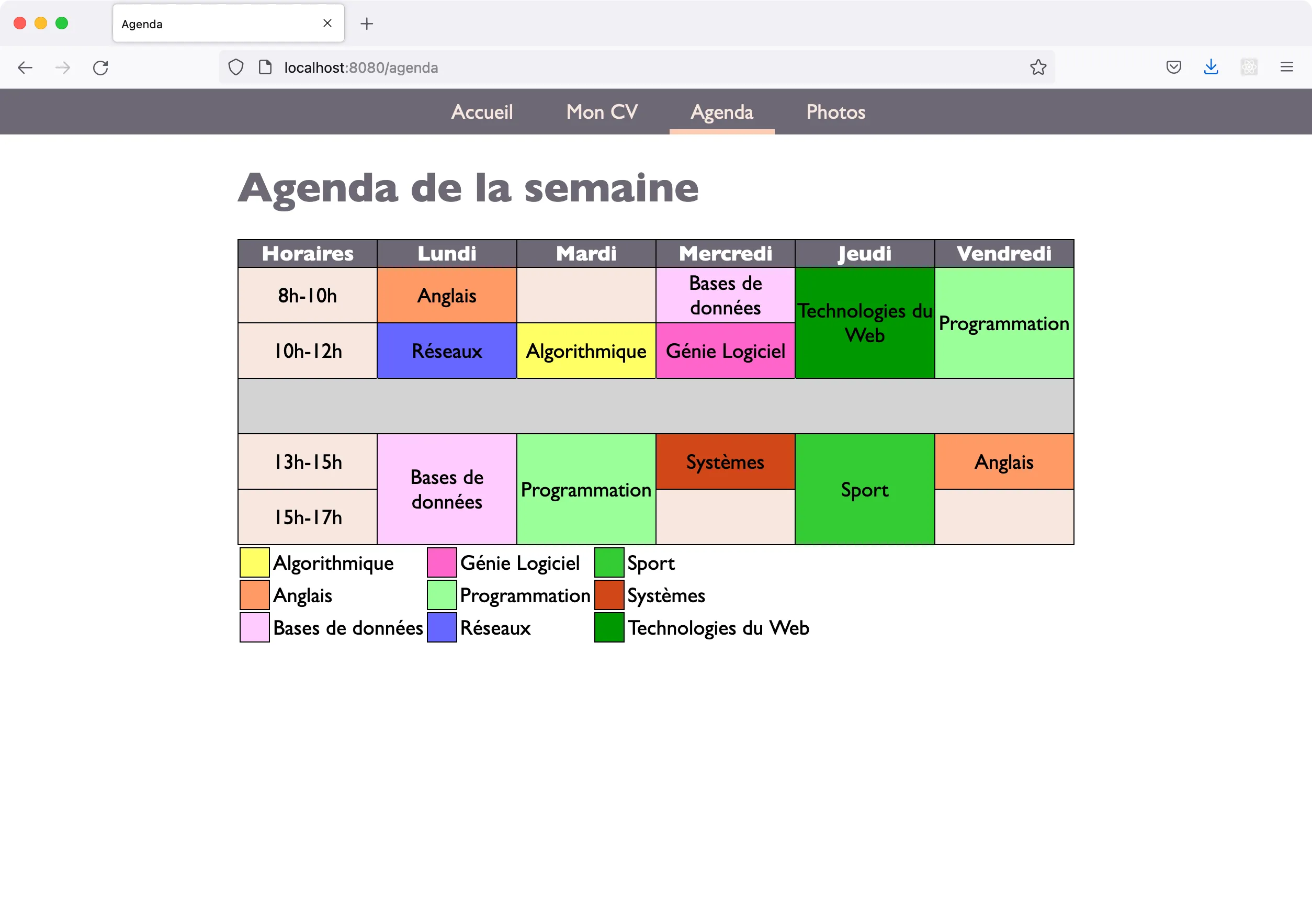 Agenda Agenda